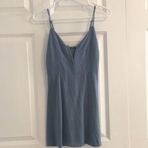 Blue denim looking dress